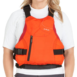 NRS Women's Siren Kayak Lifejacket (PFD) in Flare model front