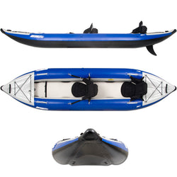 Sea Eagle Explorer 380X Inflatable Kayak Pro Tandem Package top and side