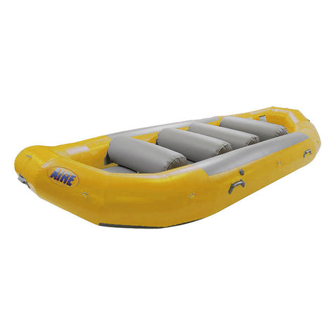 AIRE 160DD Self-Bailing Raft in Yellow angle