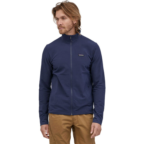 Patagonia Men's R1 TechFace Jacket worn by a model facing forward