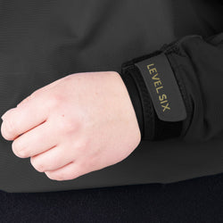 Level Six Odin Black Out Dry Suit in Black wrist