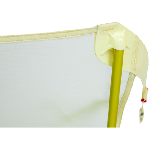 Nemo Equipment Moonlite Elite Reclining Camp Chair in Citron corner detail