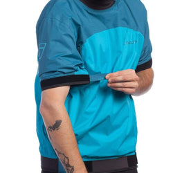 Level Six Huron Short Sleeve Paddling Jacket in Crater Blue Specs