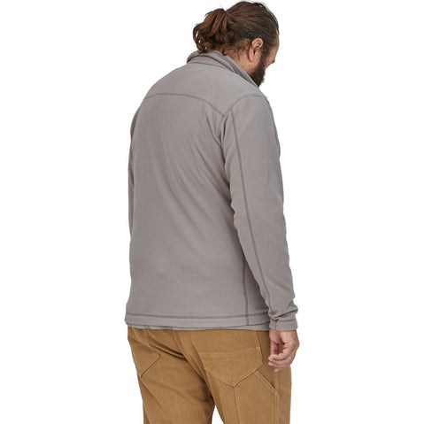 Patagonia Men's Micro D Jacket in Feather Grey model back