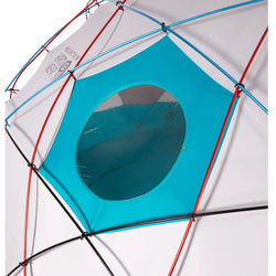 Mountain Hardwear Space Station Dome Basecamp Tent in Alpine Red inside