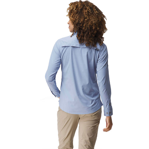 NRS Women's Caye Long Sleeve Shirt in Fog model back