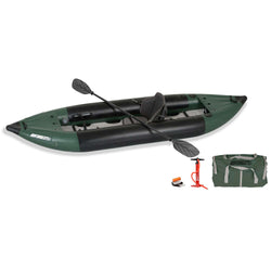 Sea Eagle Fishing Explorer 350FX Inflatable Kayak Pro Solo Package set
