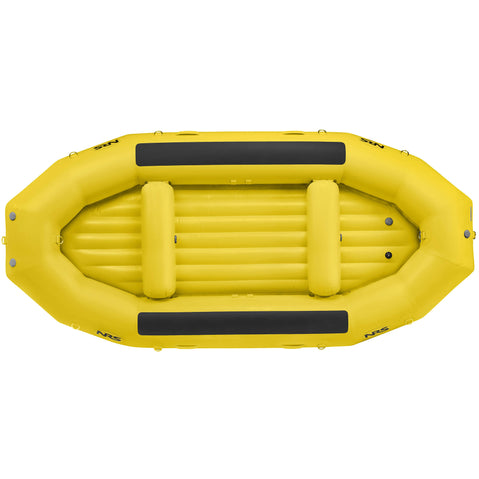 NRS Otter 130 Self-Bailing Raft in Yellow top