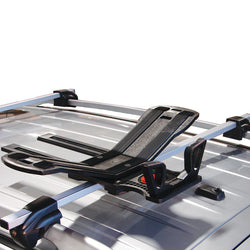 Malone Stinger Kayak Roof Rack Load Assistant installed on a car top