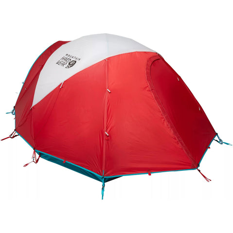 Mountain Hardwear Trango 4-Person Mountaineering Tent in Alpine Red closed front