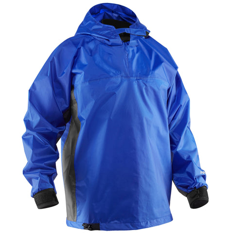 NRS Rio Hooded Paddling Jacket in Blue right