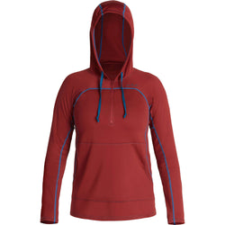 NRS Women's Lightweight Hoodie in Vino front