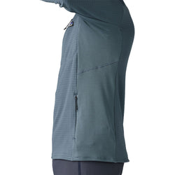 Patagonia Men's R1 Jacket in Utility Blue model side