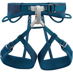 Petzl Adjama Rock Climbing Harness in Blue back