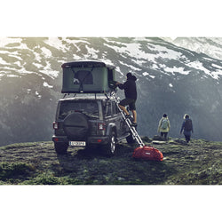 Thule Basin 2 Hardshell Roof Top Tent in Black lifestyle