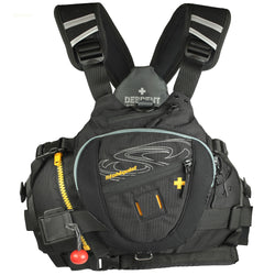 Stohlquist Descent Rescue Lifejacket (PFD) in Black front