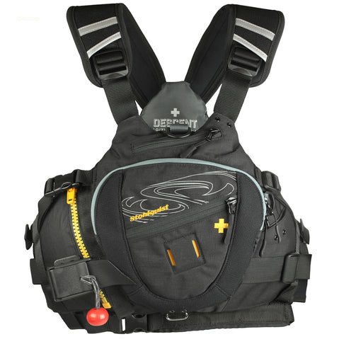 Stohlquist Descent Rescue Lifejacket (PFD) in Black front