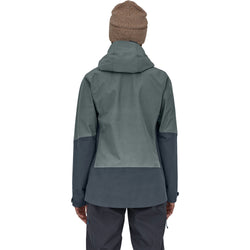 Patagonia Women's Storm Shift Jacket in Belay Blue model back