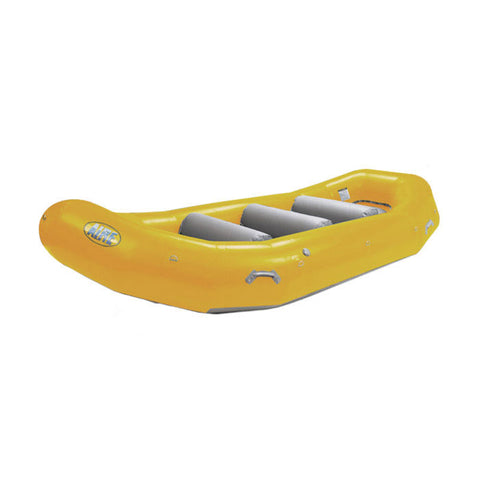 AIRE 143E Self-Bailing Raft in Yellow angle