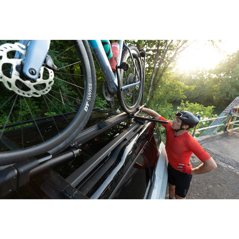 Kuat Piston SR Bike Roof Rack FastFit wheel chock system