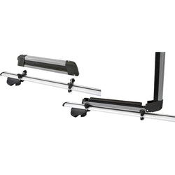 Malone LiftLine 3 Ski/Snowboard Rack with ski/snowboard installed on a frame