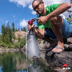 MSR DromLite Water Storage Bag use