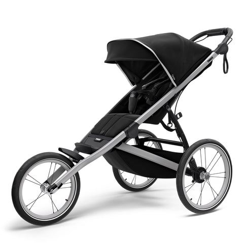 Thule Glide 2 Single Stroller in Black angle