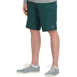 NRS Men's Guide Shorts in Sea Moss model frontcrop