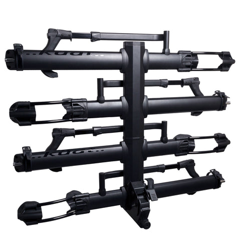 Kuat NV Base 2.0 & NV Base 2.0 Add-On Hitch Bike Rack Package in Matte Black front