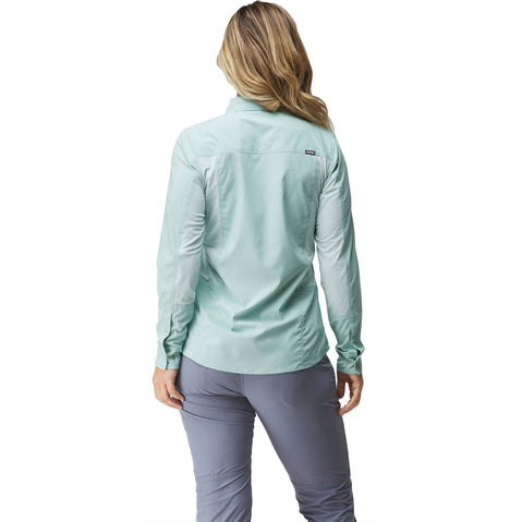 NRS Women's Guide Long-Sleeve Shirt surf model back