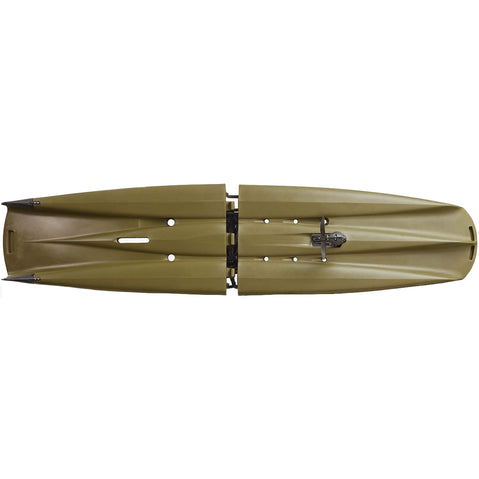 Point 65 N Kingfisher Angler Modular Fishing Kayak in Moss Green back