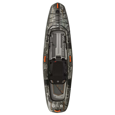 Wilderness Systems iATAK 110 Inflatable Fishing Kayak Digital Camo top view