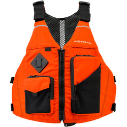 Astral E-Ronny Lifejacket (PFD) in Fire Orange front