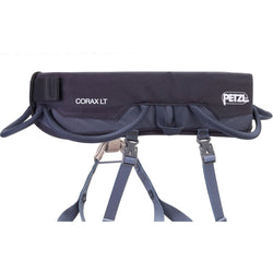 Petzl Men's Corax LT Climbing Harness in Dark Gray detail