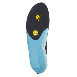 La Sportiva Women's Zenit Rock Climbing Shoes in Pacific Blue/Black sole