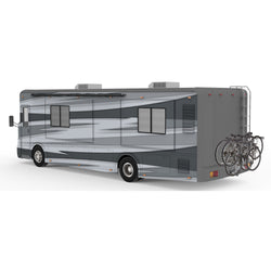 Yakima LongHaul 4 Bike Hitch Rack with bike loaded angle