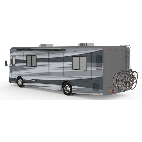 Yakima LongHaul 4 Bike Hitch Rack with bike loaded angle