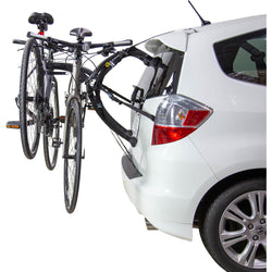 Saris Bones EX 2-Bike Trunk Rack with bikes loaded back