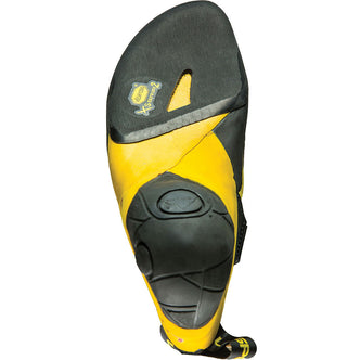 La Sportiva Men's Skwama Rock Climbing Shoes in Black/Yellow sole