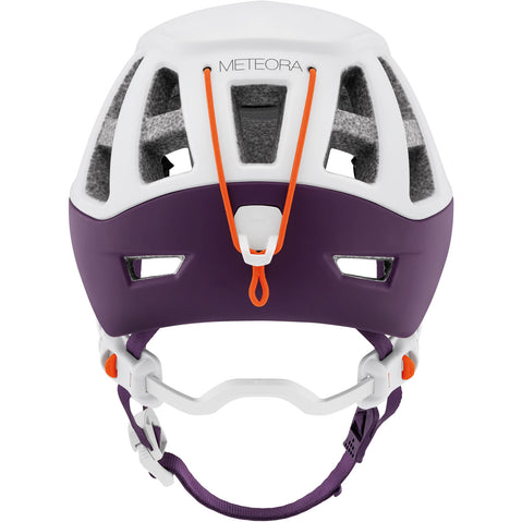 Petzl Women's Meteora Climbing Helmet in White/Violet back