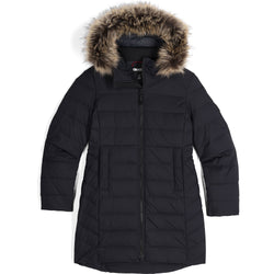 Outdoor Research Women's Coze Lux Down Parka in Black front