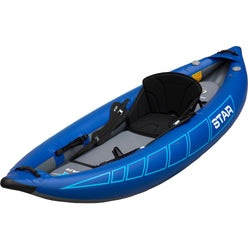NRS Raven I Pro Inflatable Kayak in Blue angle