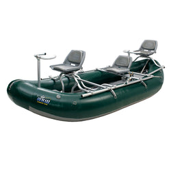 Outcast PAC 1300 Self-Bailing Raft Green No Oars