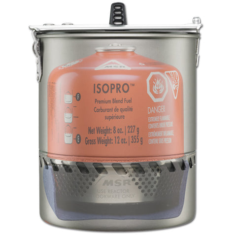 Reactor 1.7L Camping Stove System packed