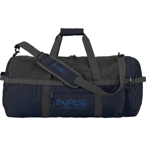 NRS Purest Mesh Duffel Bag in Navy in 60L side