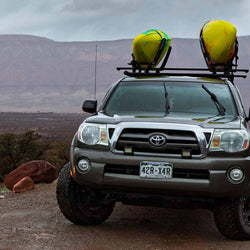 Kuat Class 4 Folding J Cradle Roof Rack Kayak Carrier front view