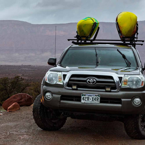 Kuat Class 4 Folding J Cradle Roof Rack Kayak Carrier front view