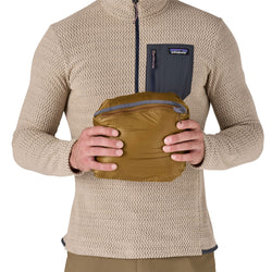 Patagonia Men's DAS Light Hoody in Forge Grey model stuff