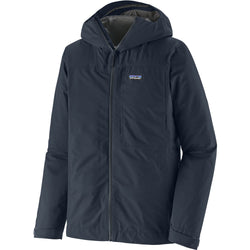Patagonia Men's Boulder Fork Rain Jacket in smolder blue