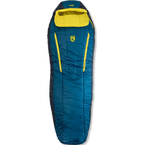 Nemo Men's Forte Endless Promise 20 Synthetic Sleeping Bag in Abyss/Green Sheen front